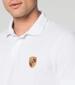 Polo écusson pour homme