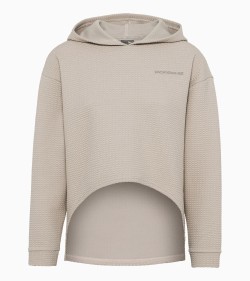 Sweat à capuche texturé femme – Collection capsule yoga